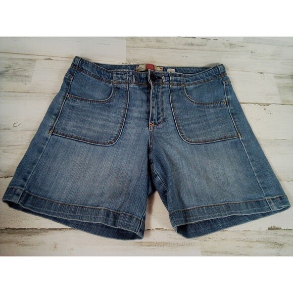 Women's Old Navy Mid-rise Stretch Denim‎ Size 6 Shorts - Picture 3 of 14